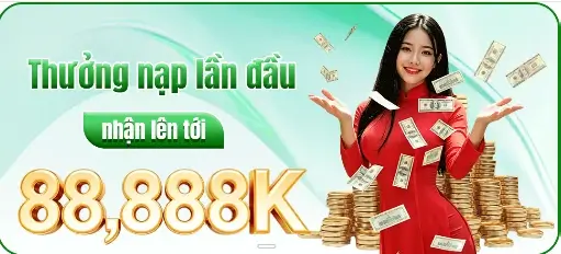 98vvi Thưởng nạp lần đầu lên đến 88.888k